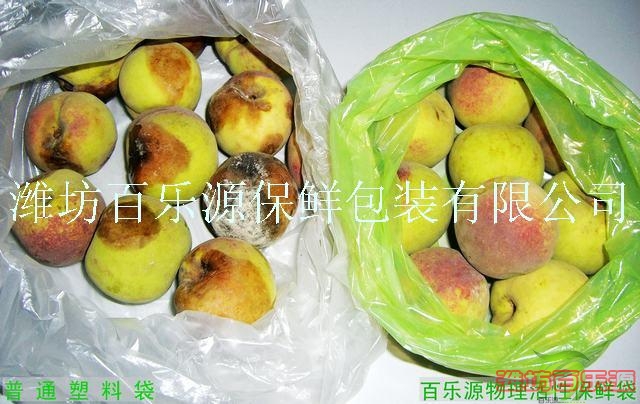 果蔬保鮮袋效果對比實驗結(jié)果展示(一)